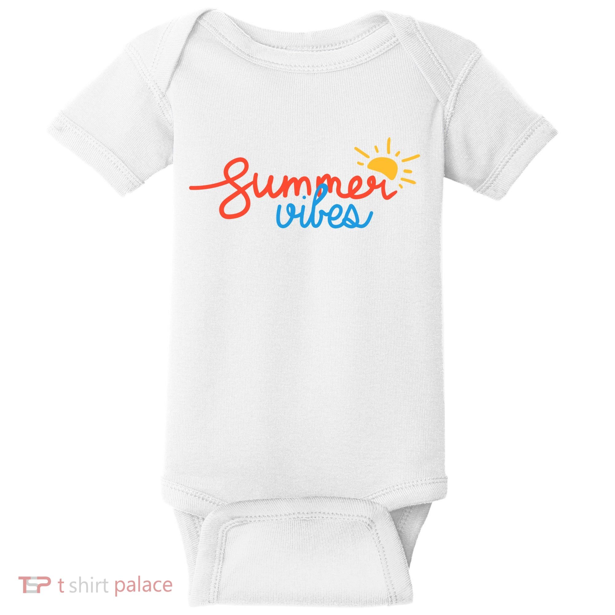 Summer Vibes Vacation Fun Baby Bodysuit