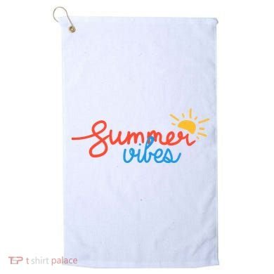 Summer Vibes Vacation Fun Golf Towel