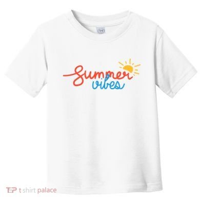 Summer Vibes Vacation Fun Toddler T-Shirt