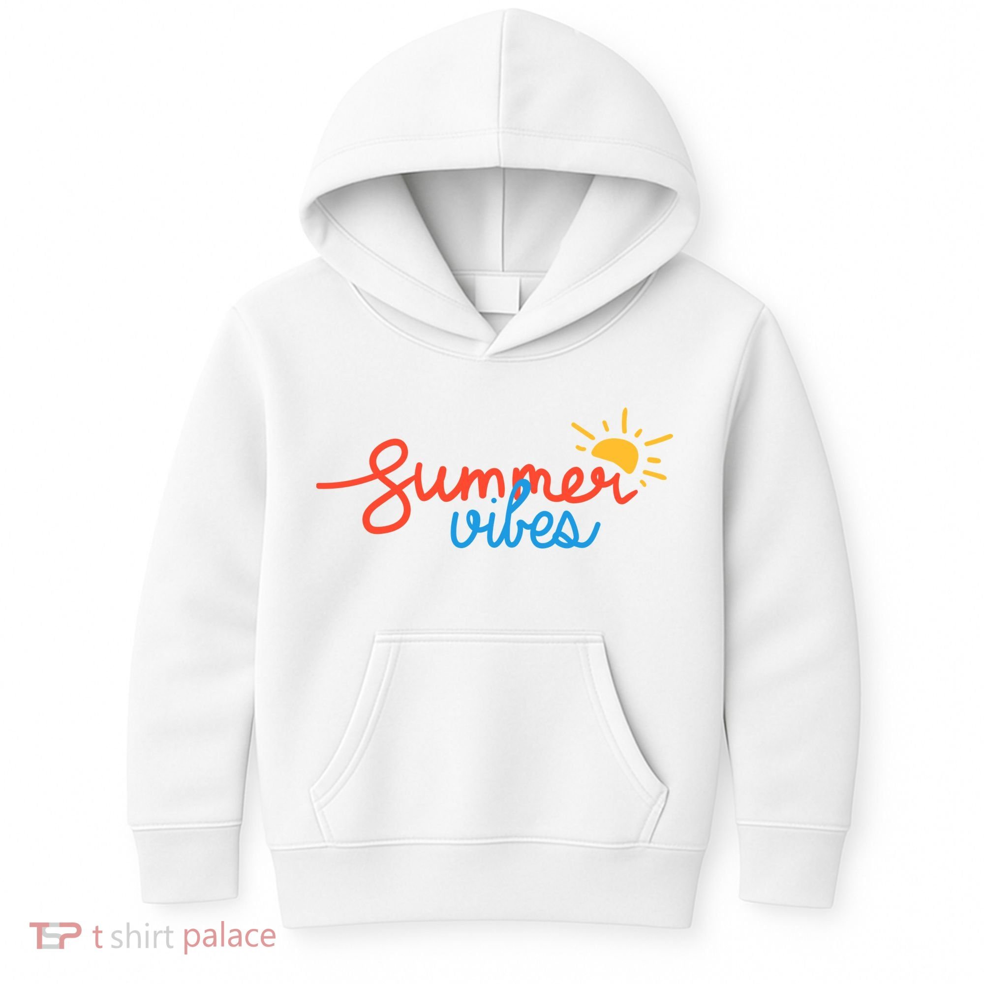 Summer Vibes Vacation Fun Kids Hoodie