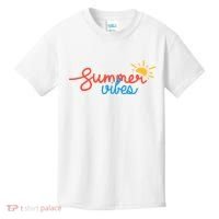 Summer Vibes Vacation Fun Kids T-Shirt thumb 0