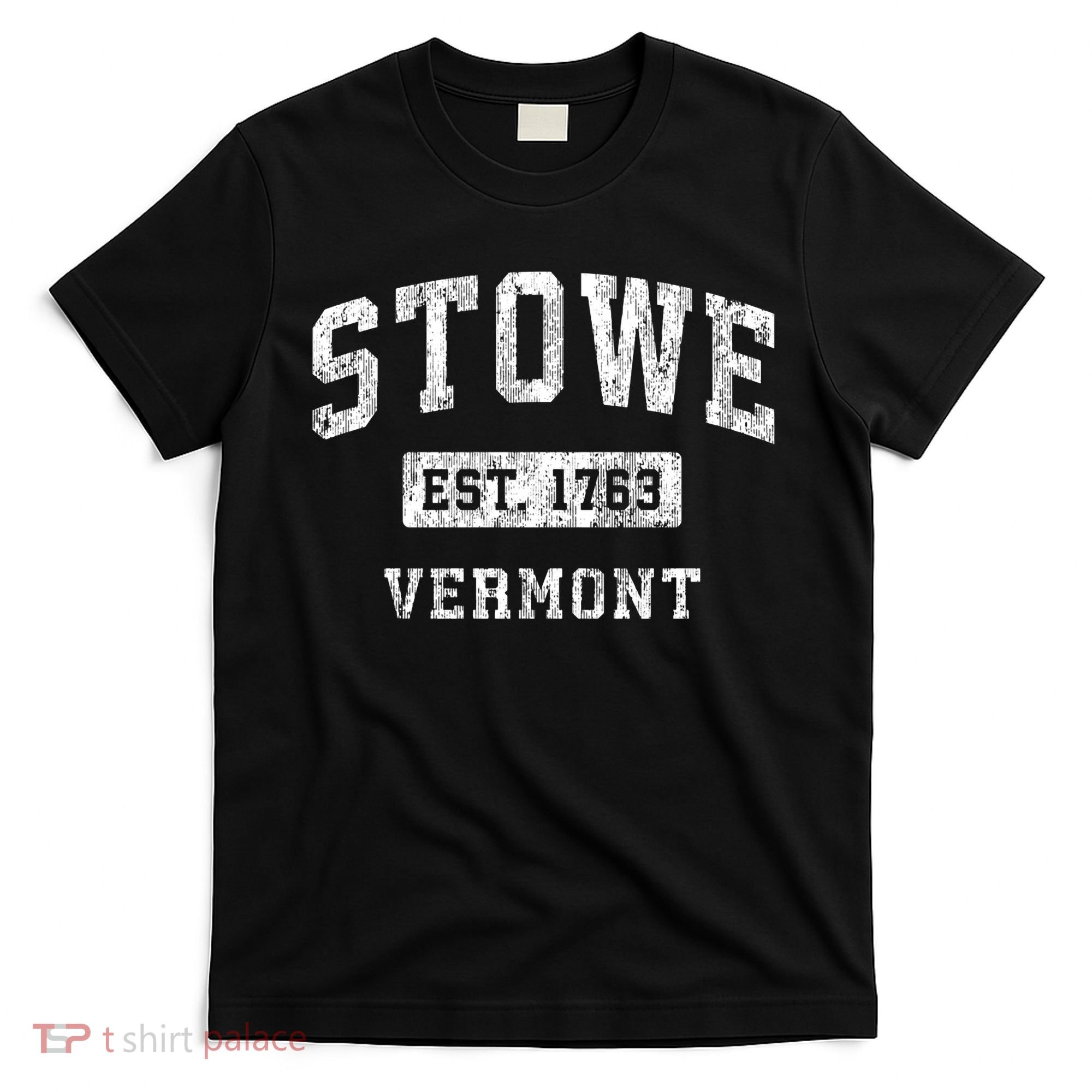 Stowe Vermont Vt Vintage Established Sports T-Shirt