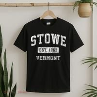 Stowe Vermont Vt Vintage Established Sports T-Shirt thumb 2
