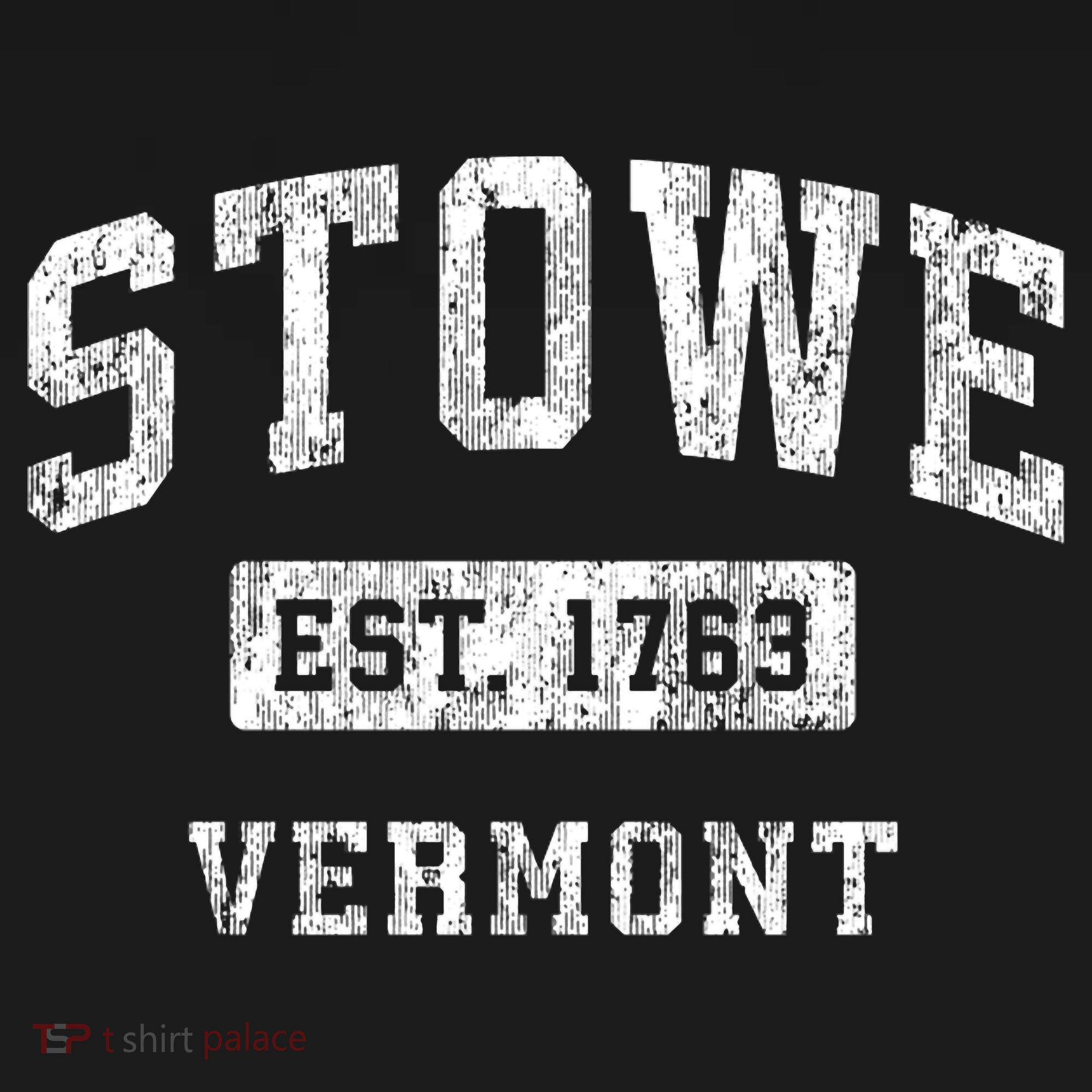 Stowe Vermont Vt Vintage Established Sports T-Shirt