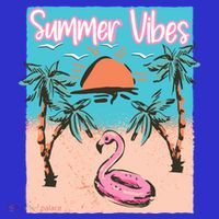 Summer Vibes Vacay Beach Flamingo Vacation Gift Apron thumb 3