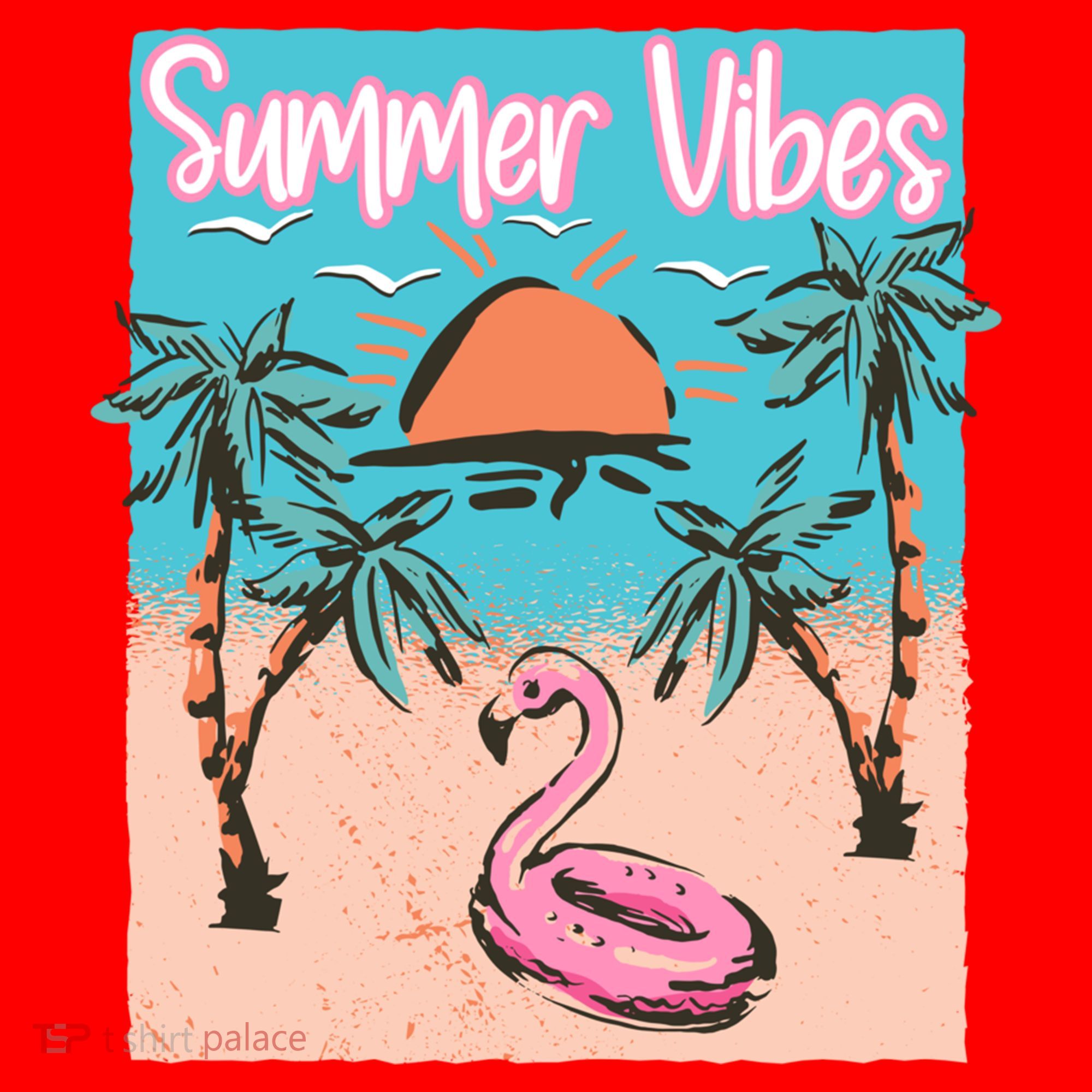 Summer Vibes Vacay Beach Flamingo Vacation Gift Santa Hat