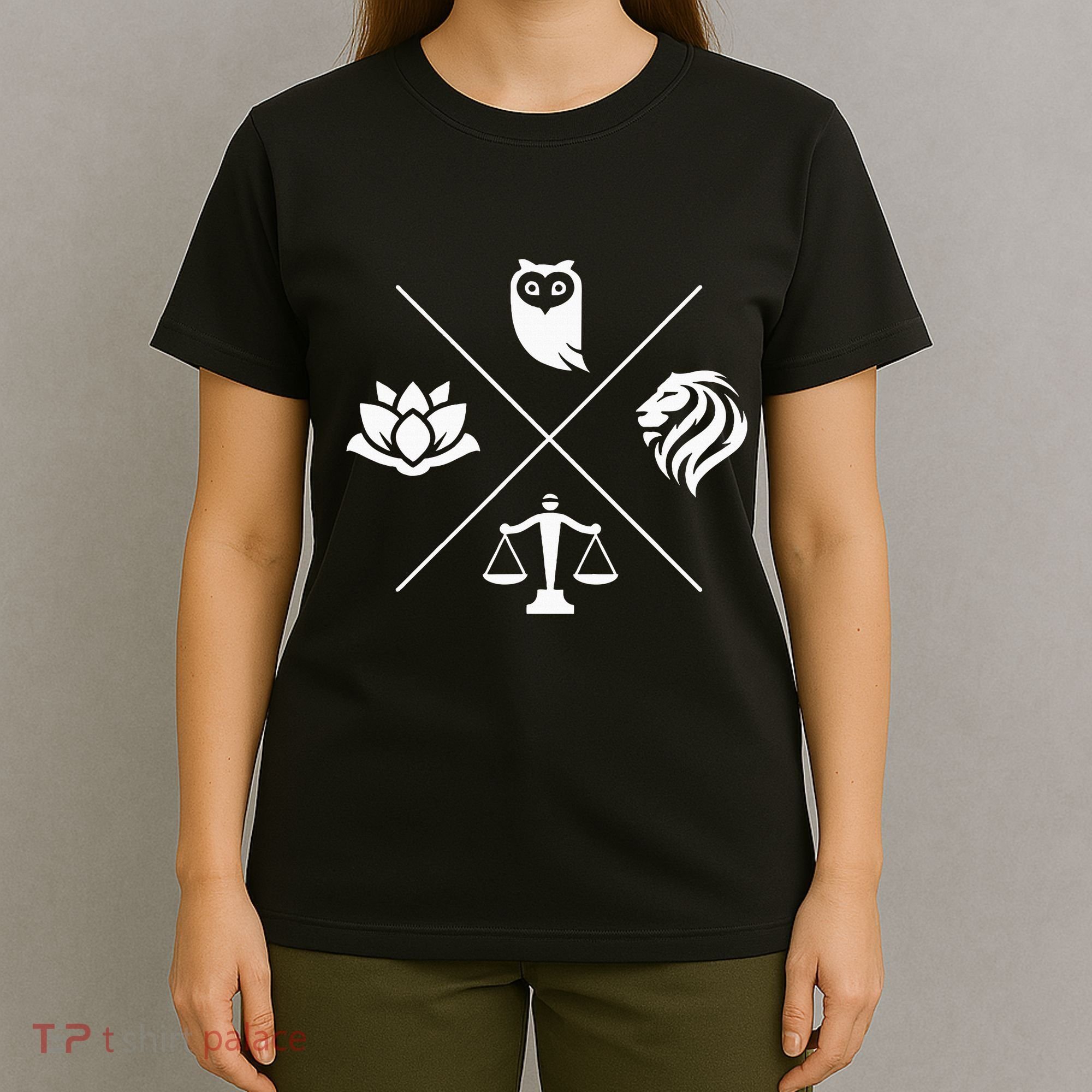 Stoic Virtues Wisdom Temperance Justice Courage Stoicism Stoic Virtues Wisdom T-Shirt