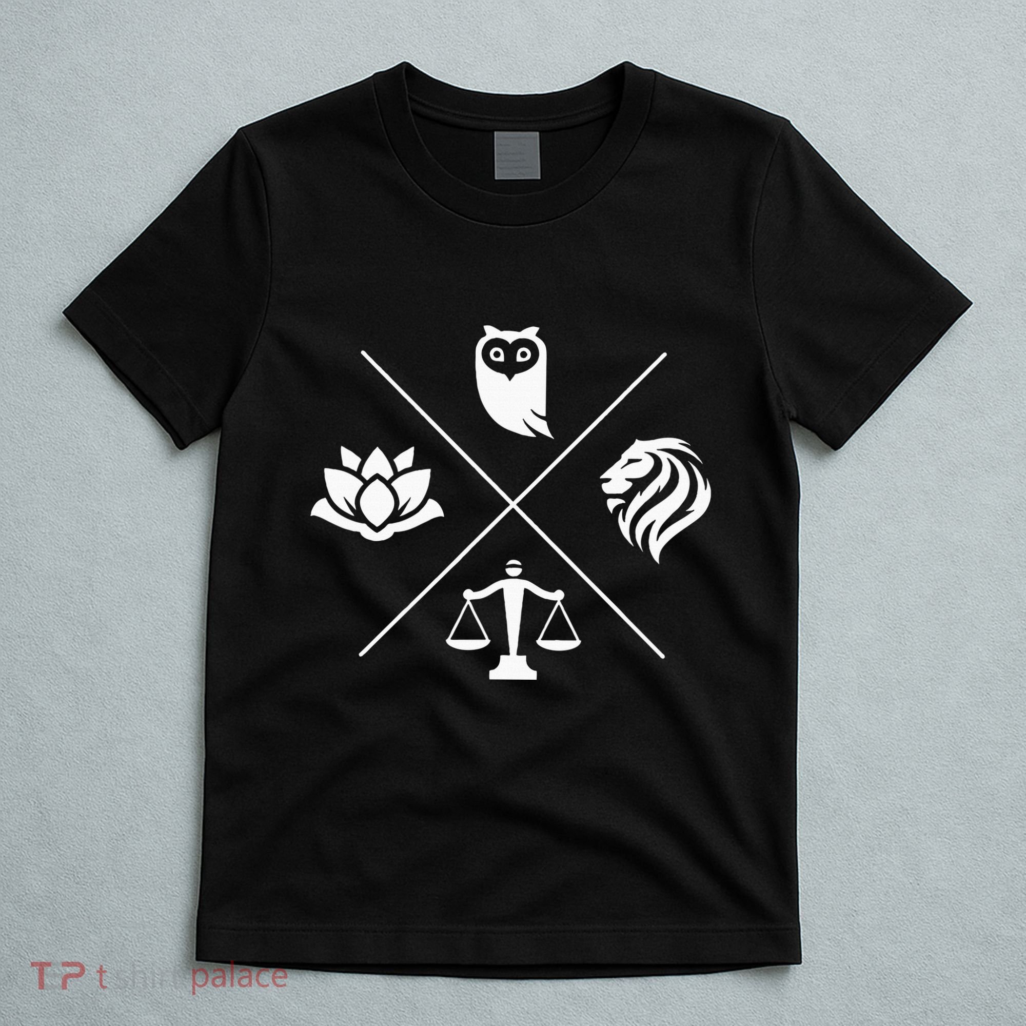 Stoic Virtues Wisdom Temperance Justice Courage Stoicism Stoic Virtues Wisdom T-Shirt