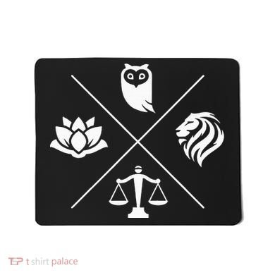 Stoic Virtues Wisdom Temperance Justice Courage Stoicism Stoic Virtues Wisdom Mousepad