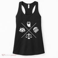 Stoic Virtues Wisdom Temperance Justice Courage Stoicism Stoic Virtues Wisdom Women's Tank Top thumb 0