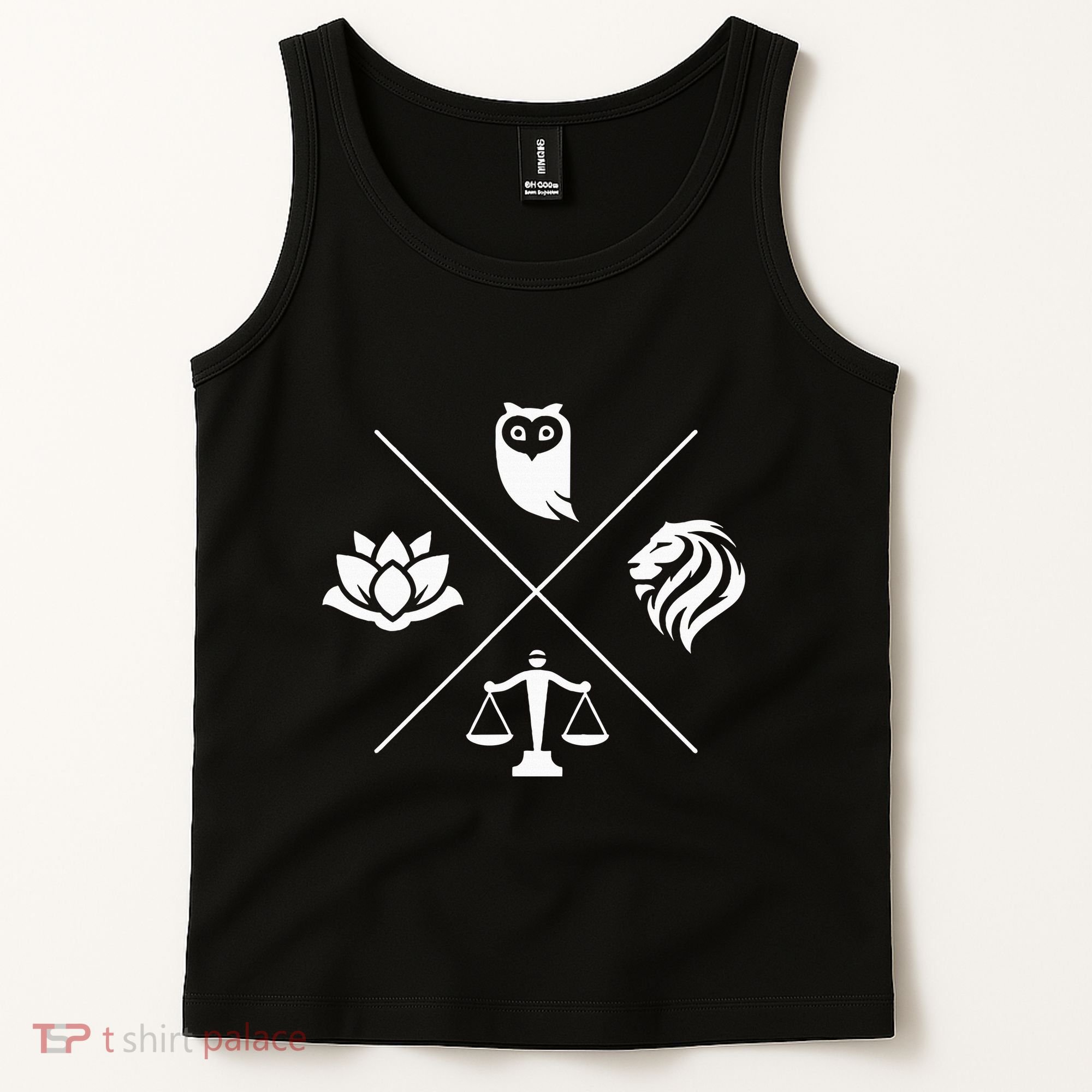Stoic Virtues Wisdom Temperance Justice Courage Stoicism Stoic Virtues Wisdom Tank Top