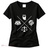 Stoic Virtues Wisdom Temperance Justice Courage Stoicism Stoic Virtues Wisdom Women's T-Shirt thumb 0