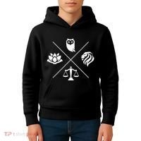 Stoic Virtues Wisdom Temperance Justice Courage Stoicism Stoic Virtues Wisdom Kids Hoodie thumb 4