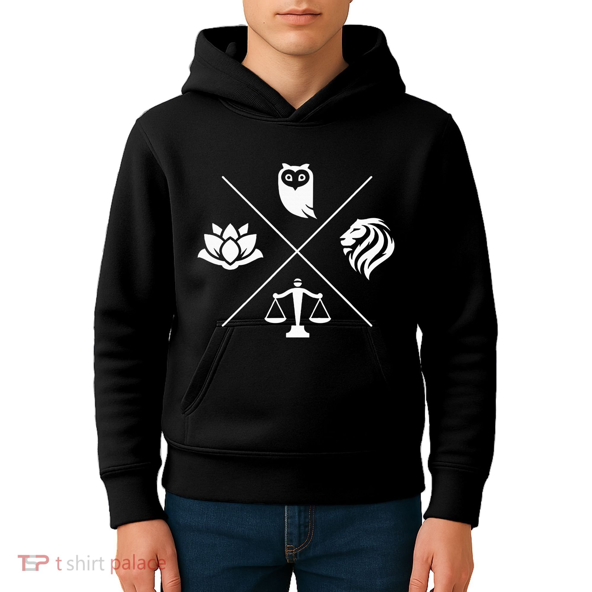 Stoic Virtues Wisdom Temperance Justice Courage Stoicism Stoic Virtues Wisdom Kids Hoodie