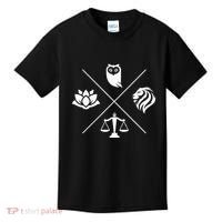 Stoic Virtues Wisdom Temperance Justice Courage Stoicism Stoic Virtues Wisdom Kids T-Shirt thumb 0
