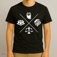 Stoic Virtues Wisdom Temperance Justice Courage Stoicism T-Shirt thumb 3