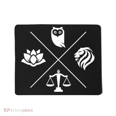 Stoic Virtues Wisdom Temperance Justice Courage Stoicism Mousepad