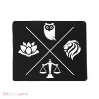 Stoic Virtues Wisdom Temperance Justice Courage Stoicism Mousepad thumb 0