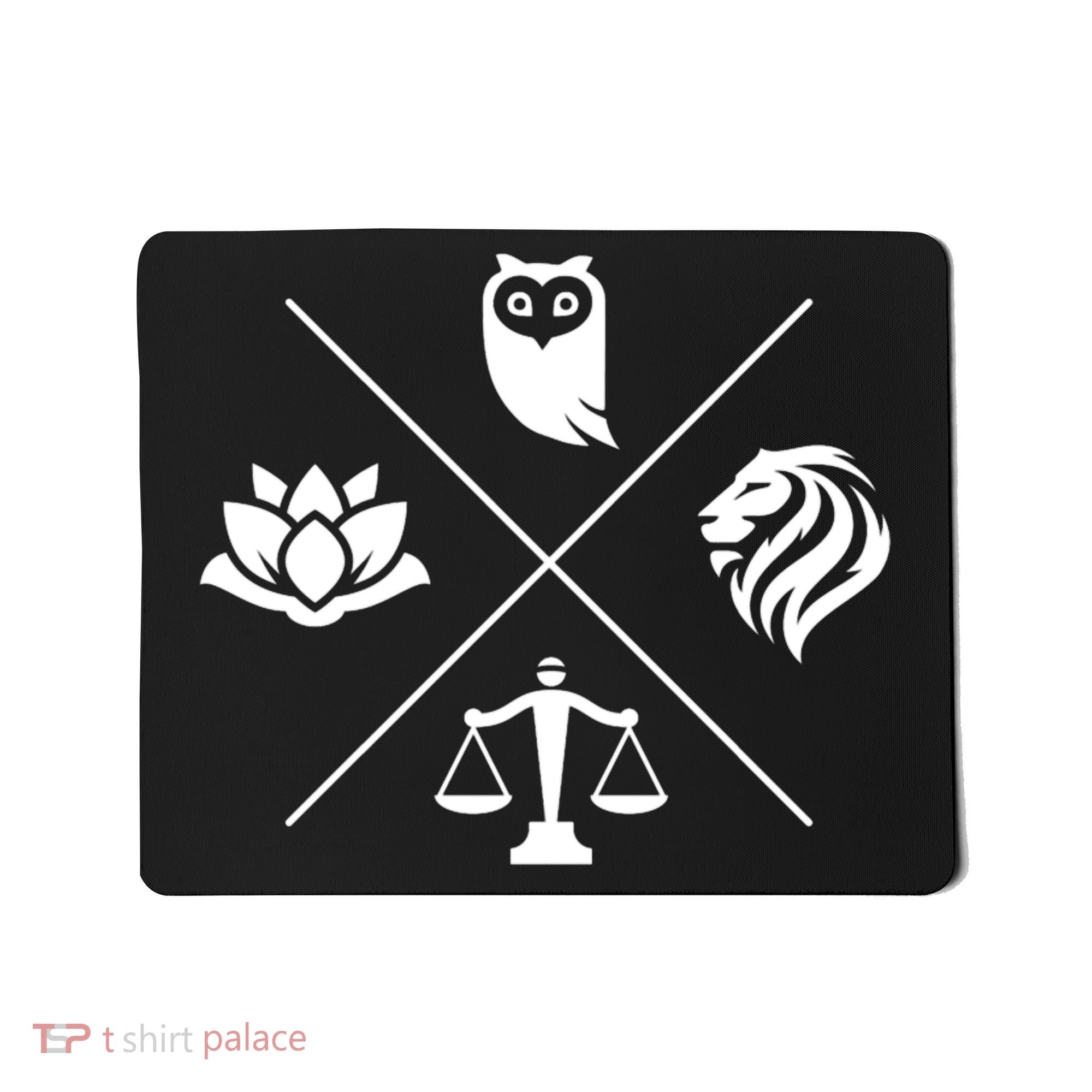 Stoic Virtues Wisdom Temperance Justice Courage Stoicism Mousepad