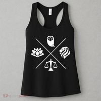 Stoic Virtues Wisdom Temperance Justice Courage Stoicism Women's Tank Top thumb 3