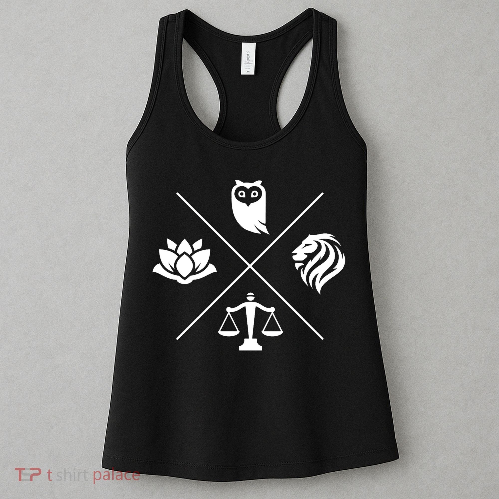 Stoic Virtues Wisdom Temperance Justice Courage Stoicism Women's Tank Top