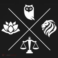 Stoic Virtues Wisdom Temperance Justice Courage Stoicism Baby Bodysuit thumb 2