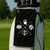 Stoic Virtues Wisdom Temperance Justice Courage Stoicism Golf Towel thumb 2