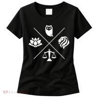Stoic Virtues Wisdom Temperance Justice Courage Stoicism Women's T-Shirt thumb 0