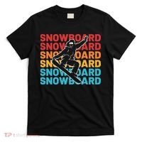 Snowboard Vintage Winter Sports Alpine Skiing Snowboarder T-Shirt thumb 0