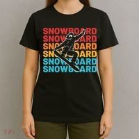 Snowboard Vintage Winter Sports Alpine Skiing Snowboarder T-Shirt thumb 4