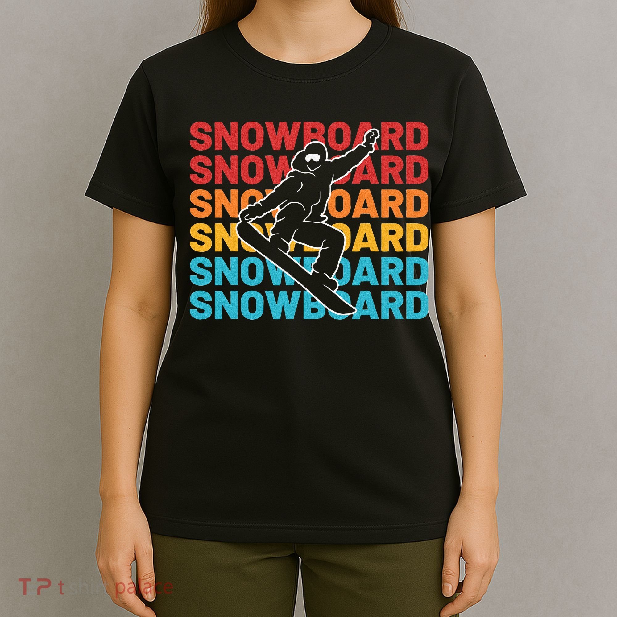 Snowboard Vintage Winter Sports Alpine Skiing Snowboarder T-Shirt