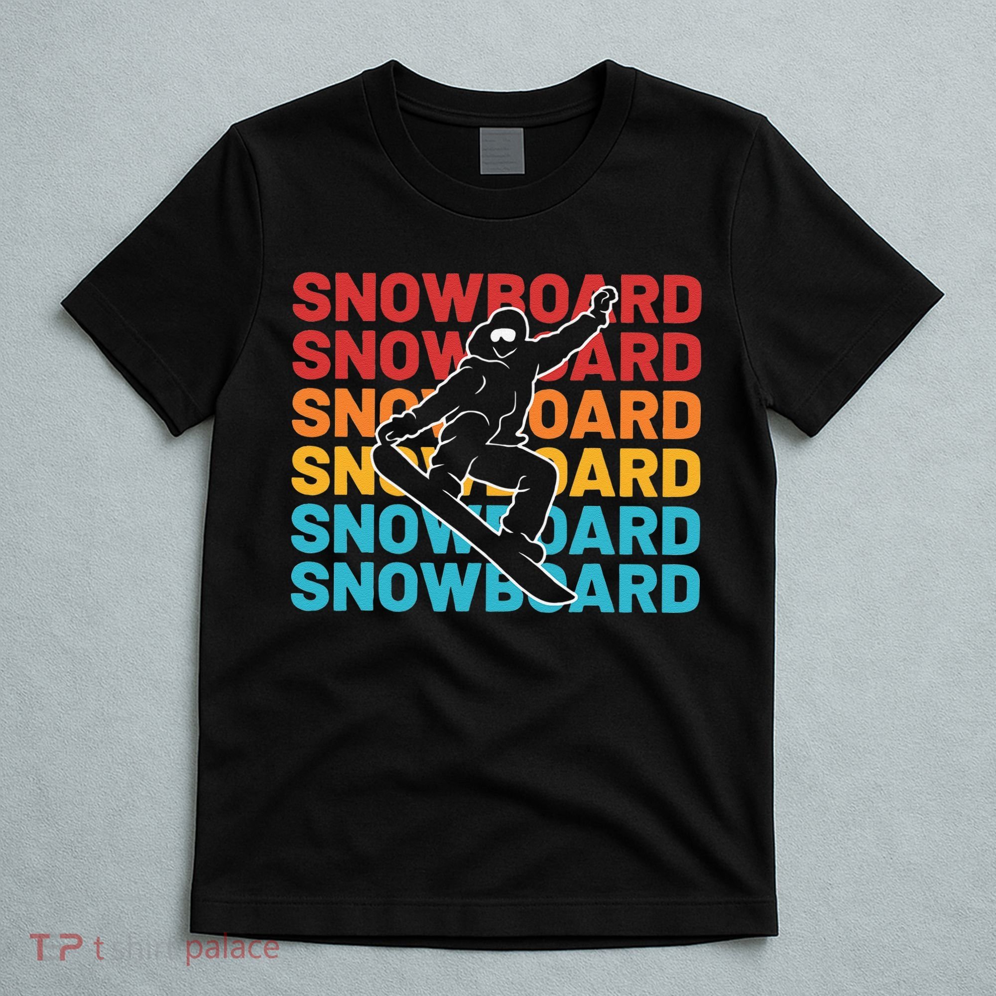Snowboard Vintage Winter Sports Alpine Skiing Snowboarder T-Shirt