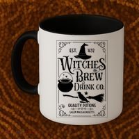 Salem Witch 1692 Witches Brew Funny Witchy Halloween Great Gift Coffee Mug thumb 2