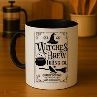 Salem Witch 1692 Witches Brew Funny Witchy Halloween Great Gift Coffee Mug thumb 4