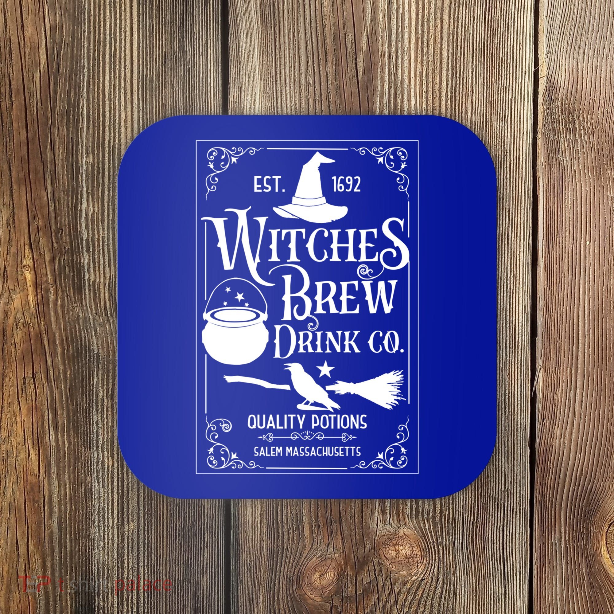 Salem Witch 1692 Witches Brew Funny Witchy Halloween Great Gift Coaster