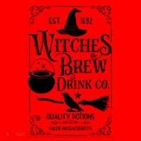 Salem Witch 1692 Witches Brew Funny Witchy Halloween Great Gift Santa Hat thumb 1