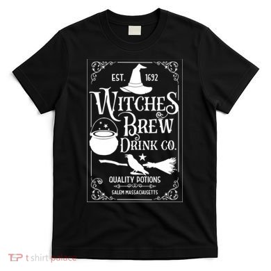 Salem Witch 1692 Witches Brew Drink Funny Witchy Halloween T-Shirt