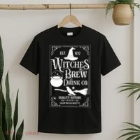 Salem Witch 1692 Witches Brew Drink Funny Witchy Halloween T-Shirt thumb 2
