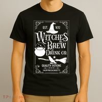 Salem Witch 1692 Witches Brew Drink Funny Witchy Halloween T-Shirt thumb 3