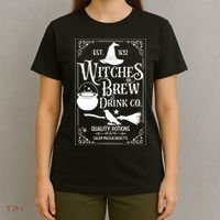 Salem Witch 1692 Witches Brew Drink Funny Witchy Halloween T-Shirt thumb 4