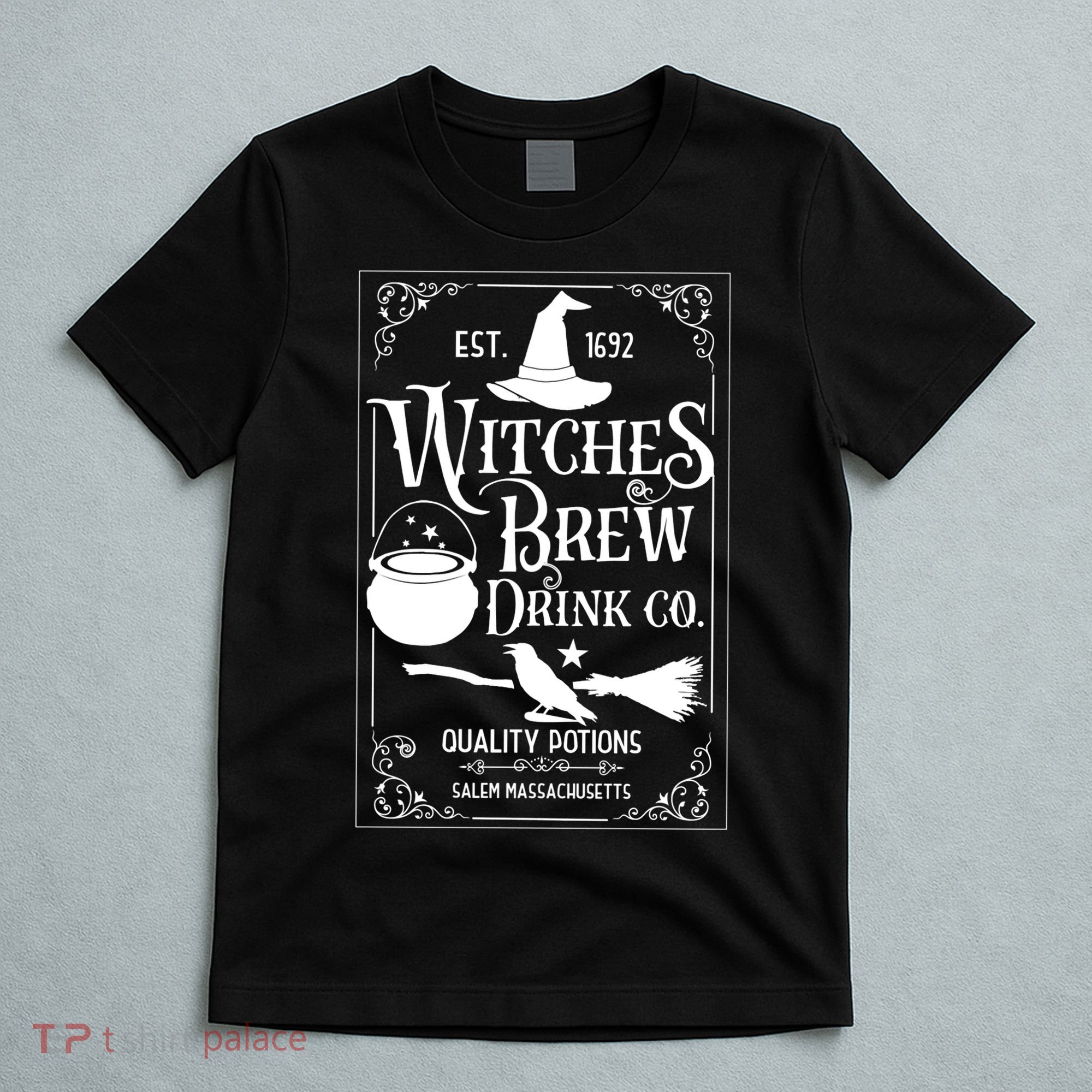 Salem Witch 1692 Witches Brew Drink Funny Witchy Halloween T-Shirt