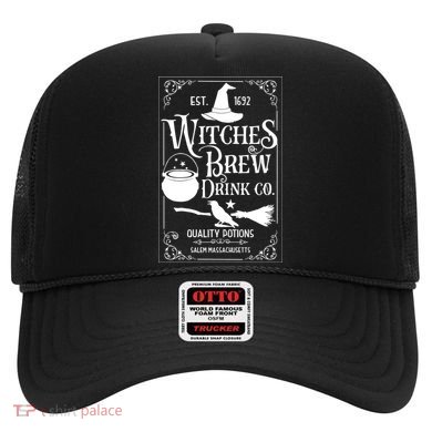 Salem Witch 1692 Witches Brew Drink Funny Witchy Halloween Hat