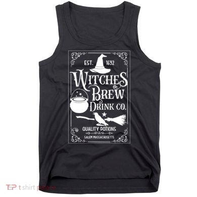 Salem Witch 1692 Witches Brew Drink Funny Witchy Halloween Tank Top