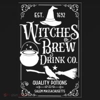 Salem Witch 1692 Witches Brew Drink Funny Witchy Halloween Visor thumb 3