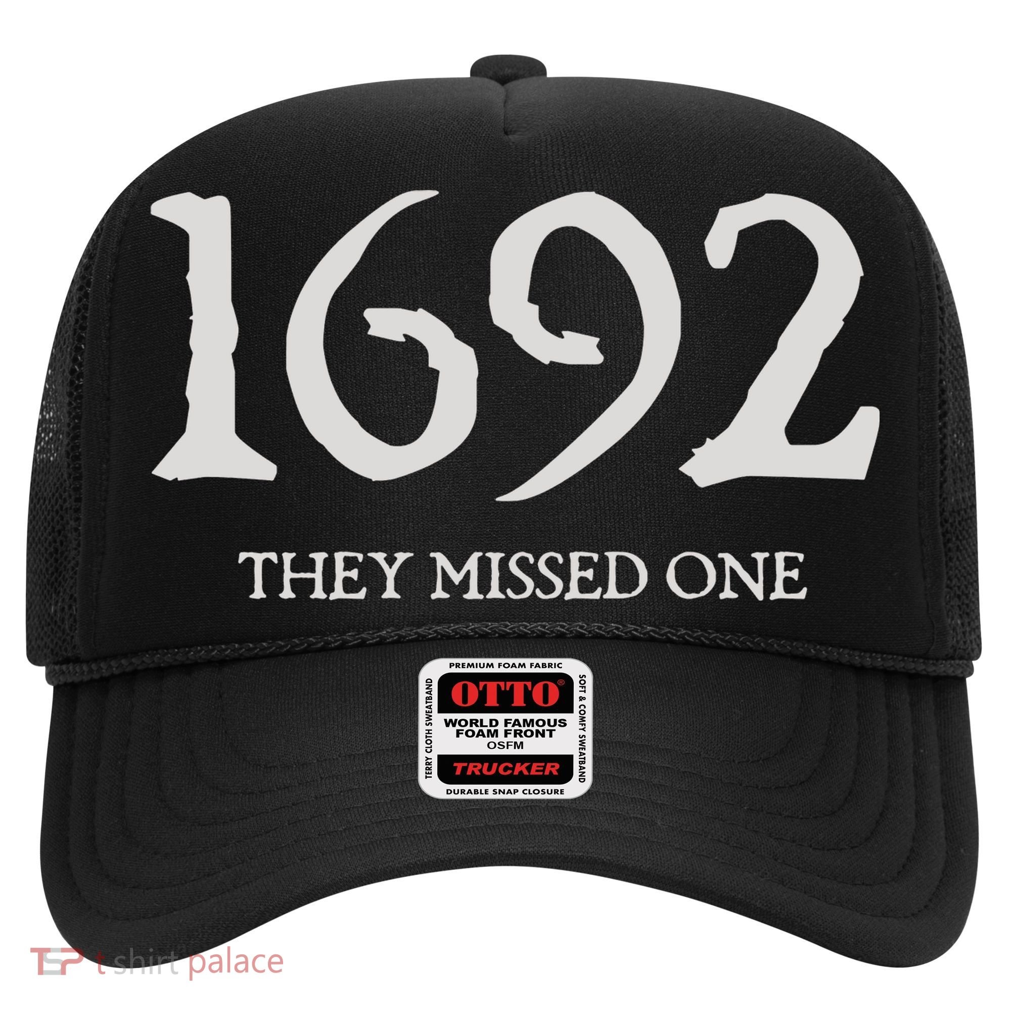 Salem Witch 1692 They Missed One Halloween Massachusetts Witch Trials Season Hat