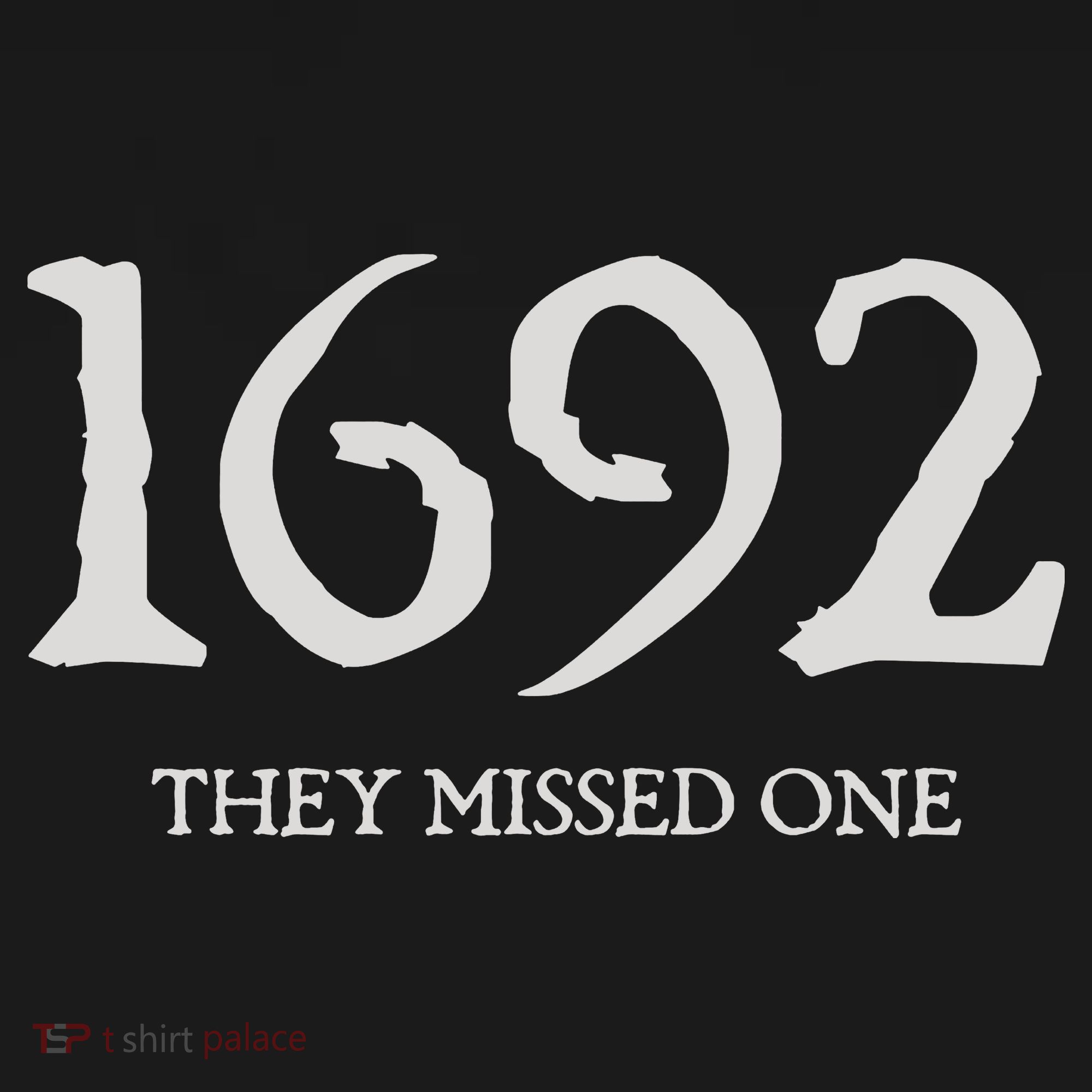Salem Witch 1692 They Missed One Halloween Massachusetts Witch Trials Season Tank Top