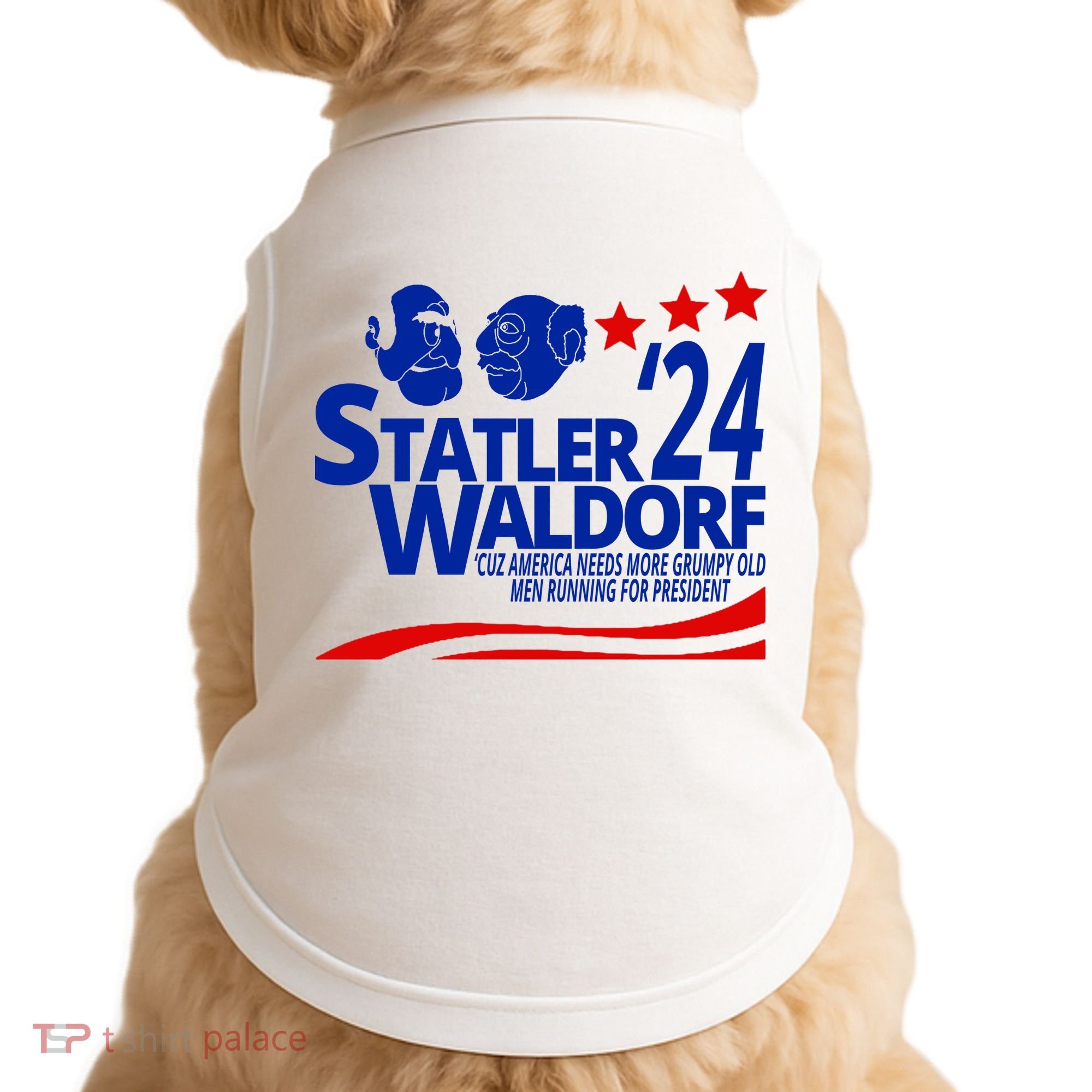 Statler Waldorf 2024 Funny President Doggie Tank