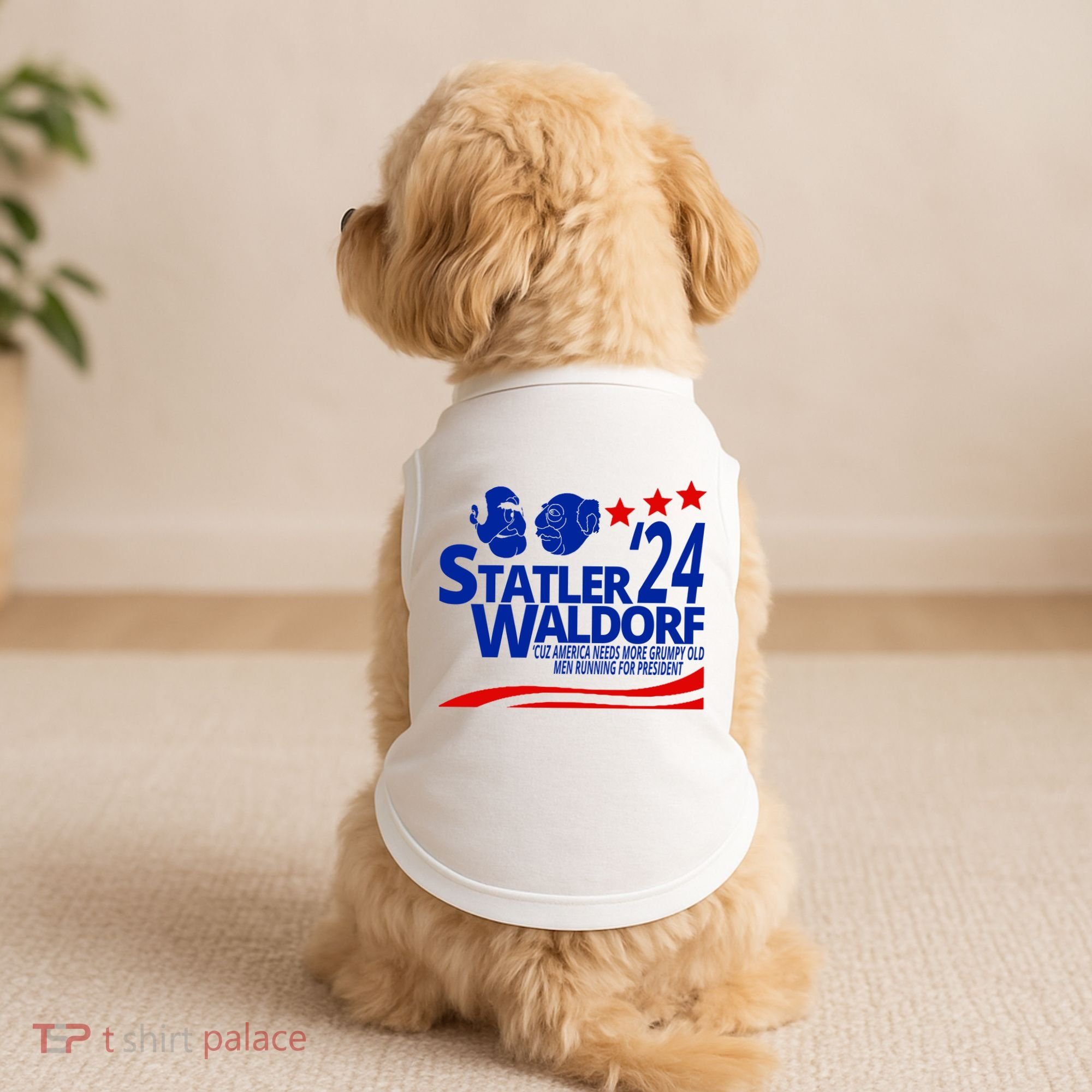 Statler Waldorf 2024 Funny President Doggie Tank