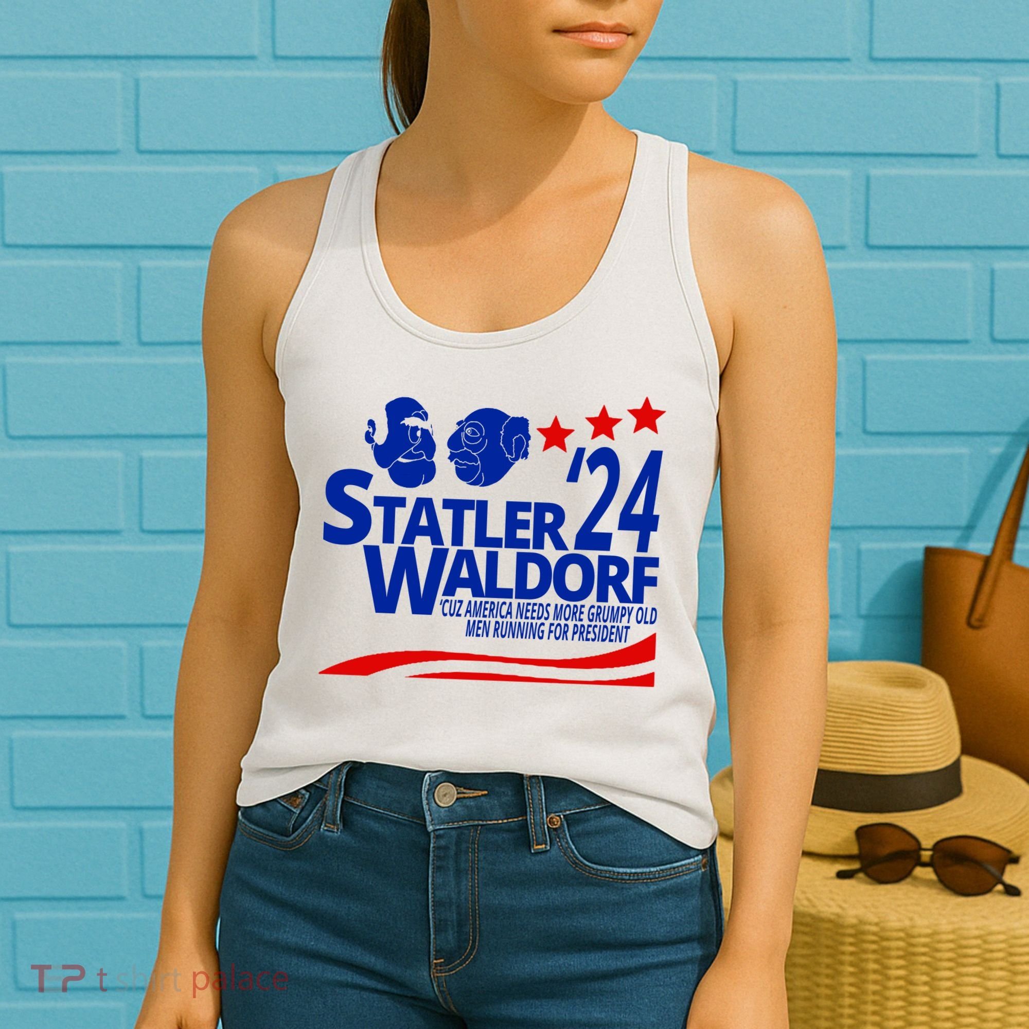 Statler Waldorf 2024 Funny President Women's Tank Top