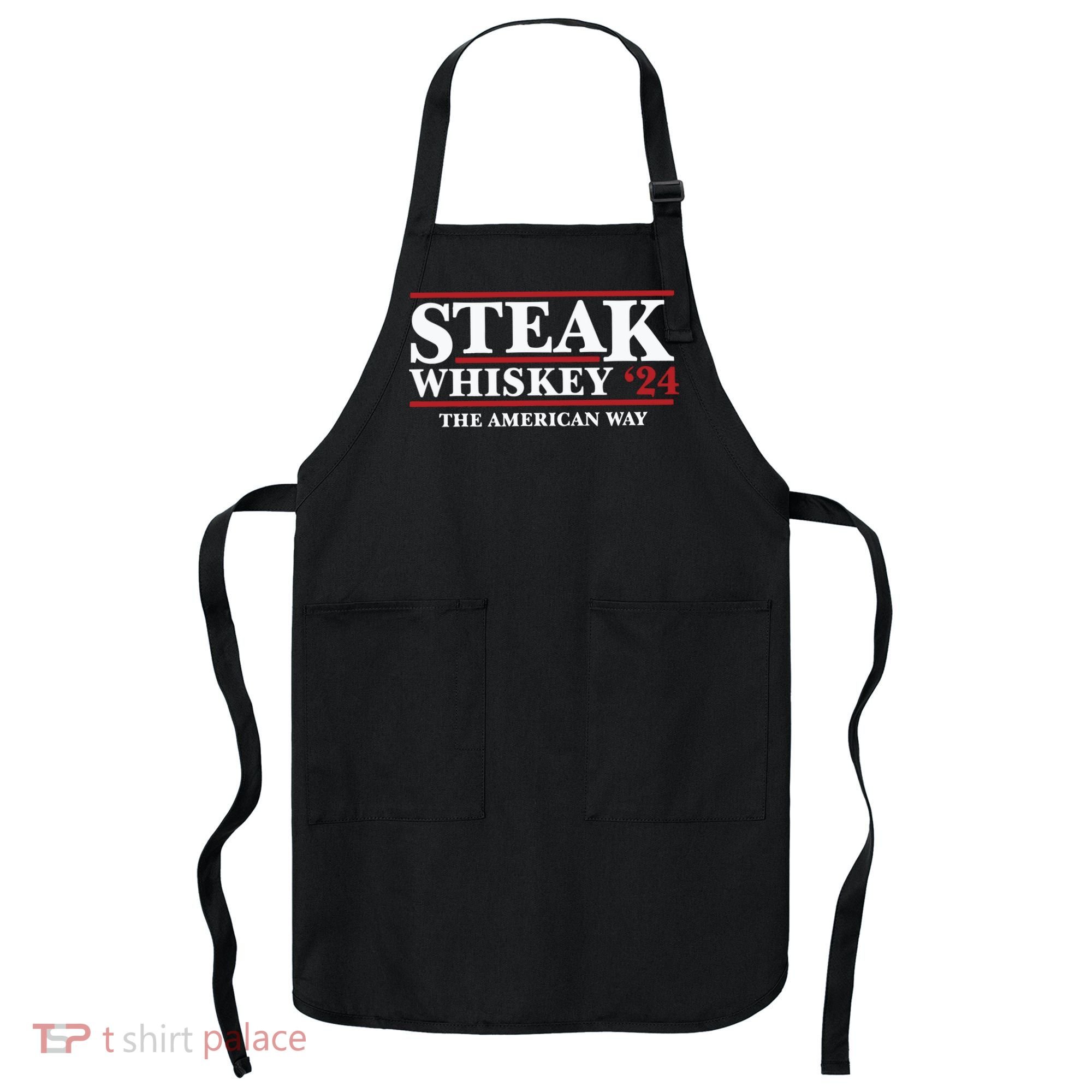 Steak Whiskey 24 The American Way Apron